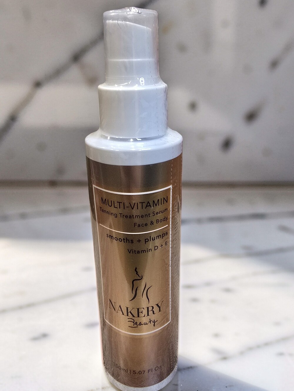 Nakery Beauty Multi-Vitamin Tanning Treatment Serum Face & Body 5.07 oz